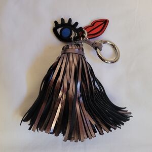 Express Metallic Tassel Keychain And Purse Charm